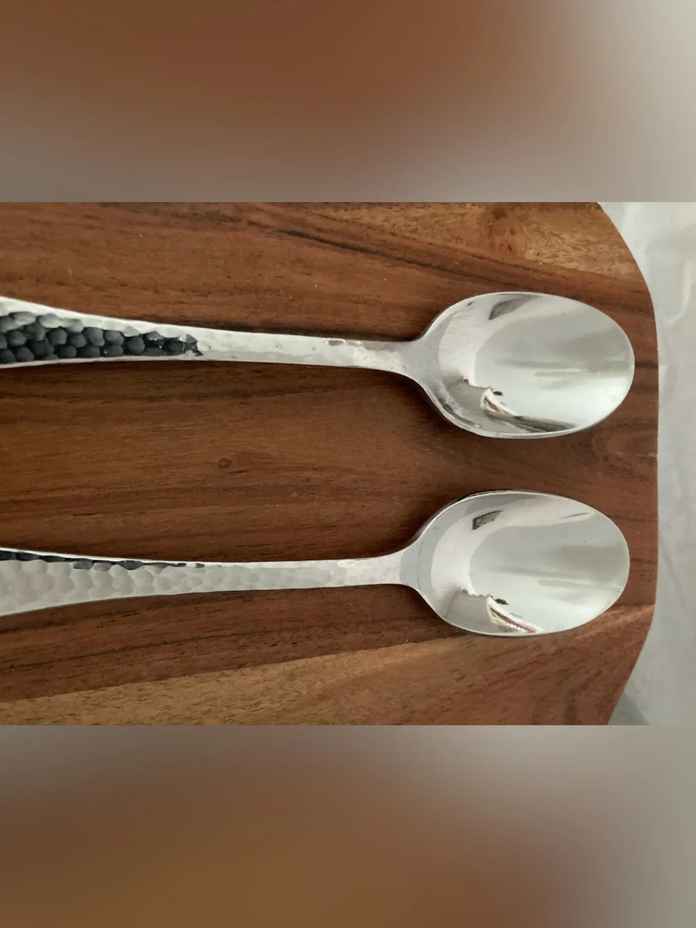 GINKGO STAINLESS Spoons Lafayette Teaspoon Set of 2